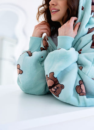  Bär Hoodie Decke