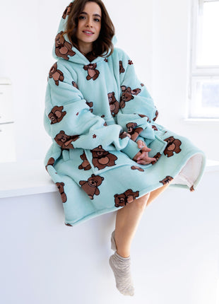  Bär Hoodie Decke