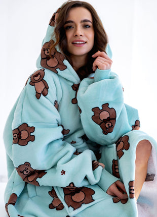  Bär Hoodie Decke