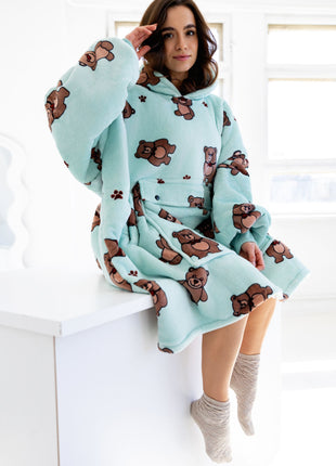  Bär Hoodie Decke