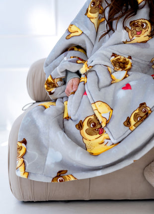  Süße Hunde Hoodie Decke